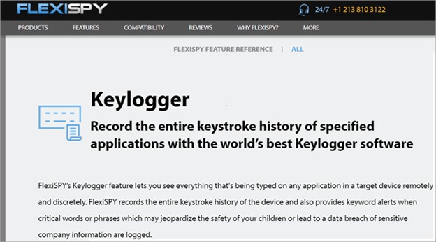 flexispy keylogger