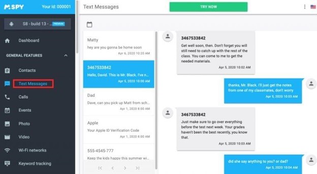 Monitor Kid's Text Messages with mSpy