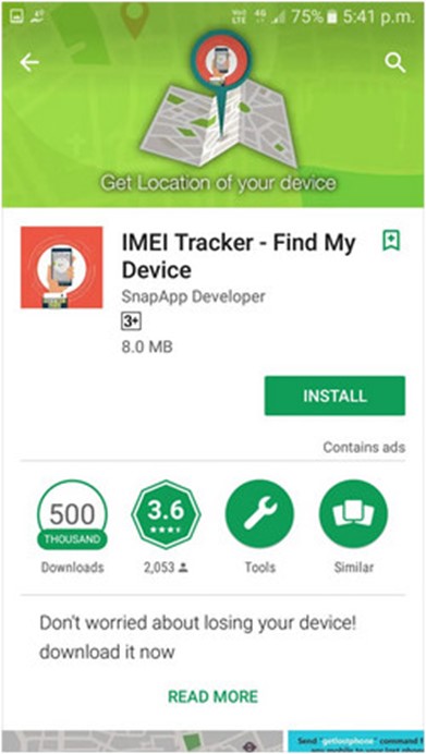 install the imei tracker