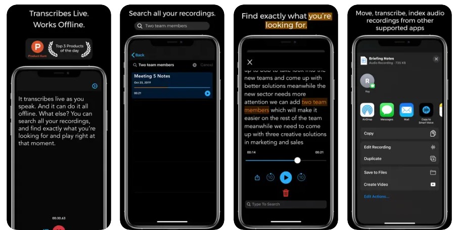 smart voice recorder ios